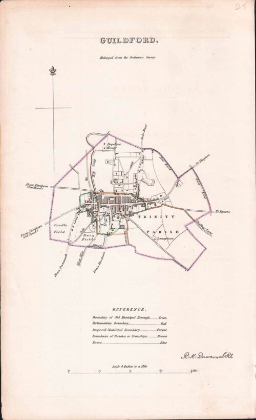 Guildford Town Plan - RK Dawson 