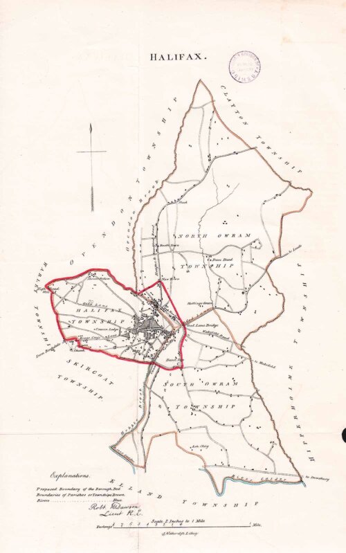 Halifax Town Plan - RK Dawson 