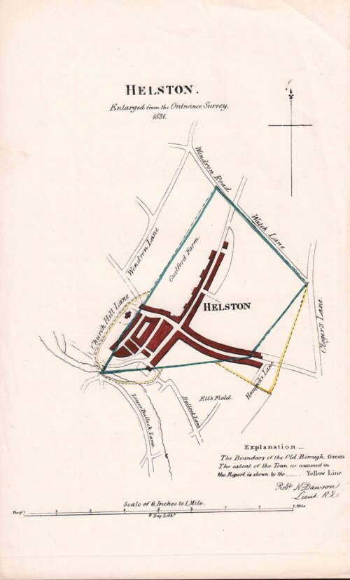 Helstone Town Plan - RK Dawson 