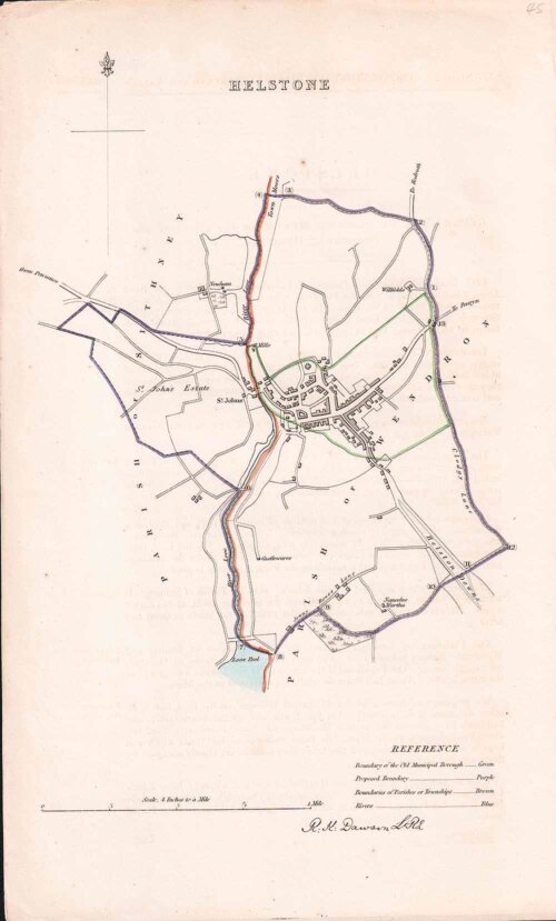 Helstone Town Plan - RK Dawson