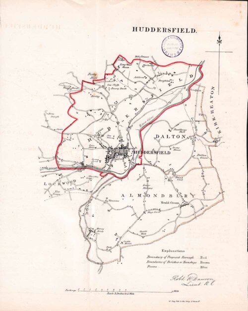 Huddersfield Town Plan - RK Dawson 