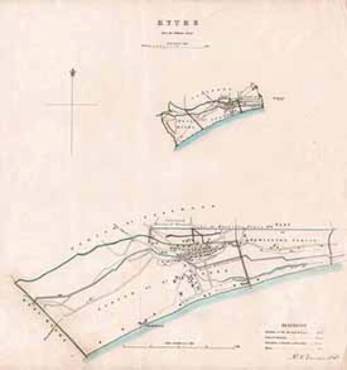 Hythe Town Plan  -  RK Dawson