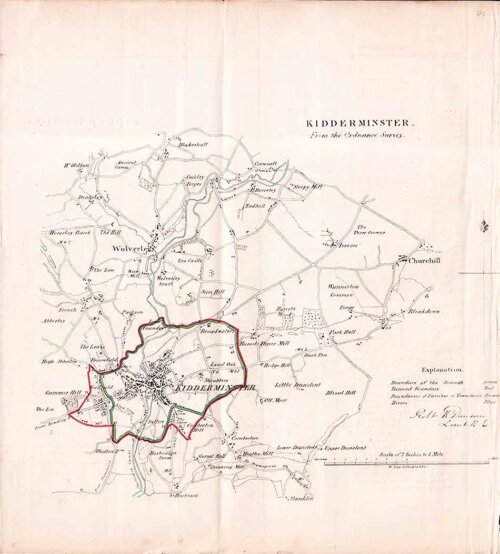 Kidderminster Town Plan - RK Dawson 