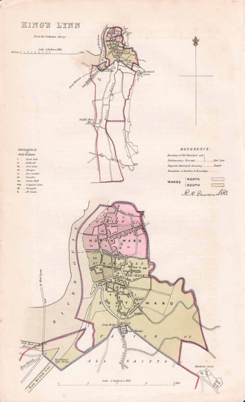 Kings Lynn Town Plan - RK Dawson 