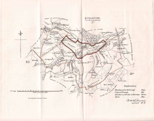 Knighton Town Plan - RK Dawson 
