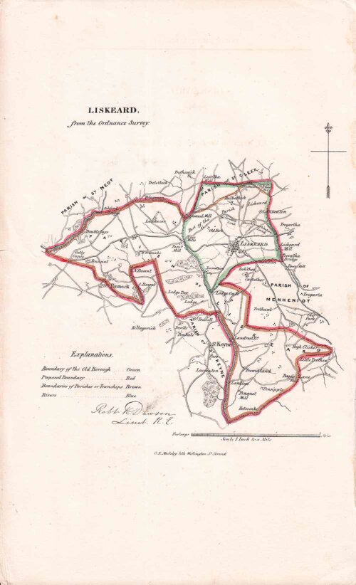 Liskeard Town Plan - RK Dawson  