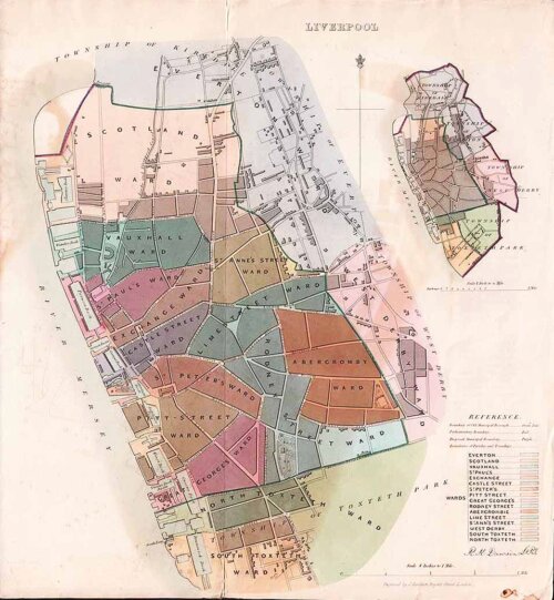Liverpool Town Plan  -  RK Dawson