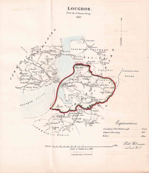 Loughor Town Plan - RK Dawson