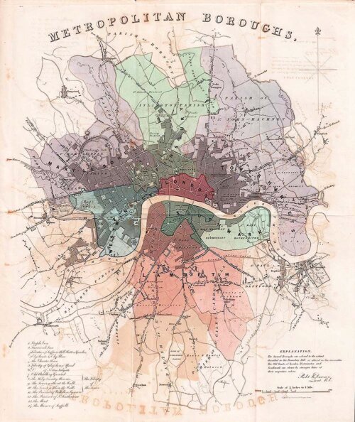 Metropolitan Boroughs  -  RK Dawson