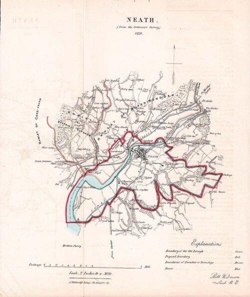 Neath Town Plan - RK Dawson 