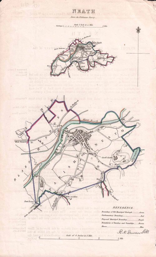 Neath Town Plan - RK Dawson 