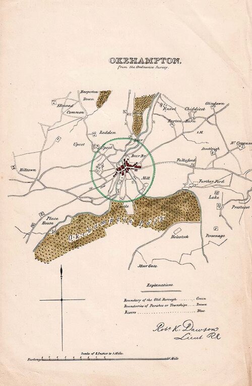 Okehampton Town Plan - RK Dawson  