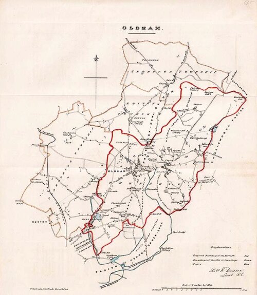 Oldham Town Plan - RK Dawson