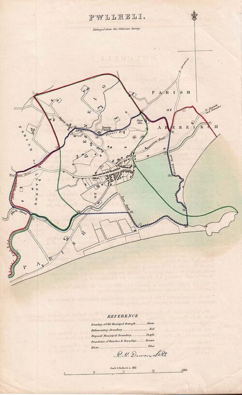 Pwllheli Town Plan - RK Dawson  