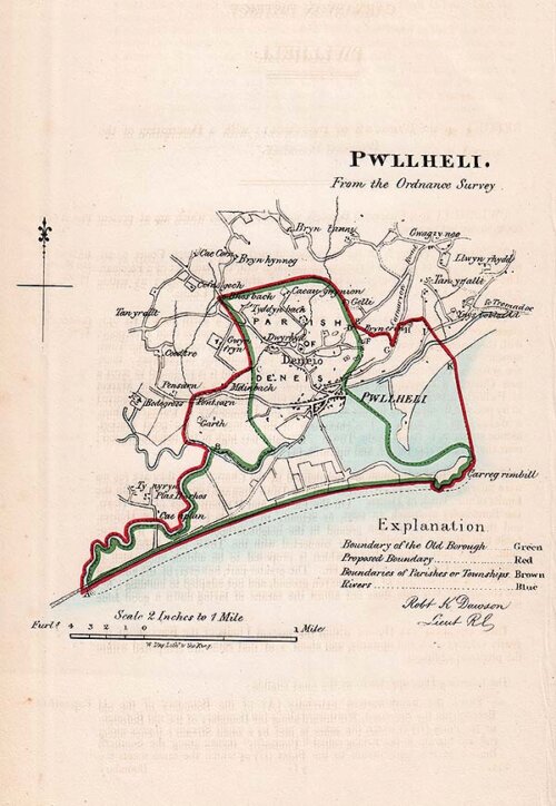 Pwllheli Town Plan - RK Dawson 