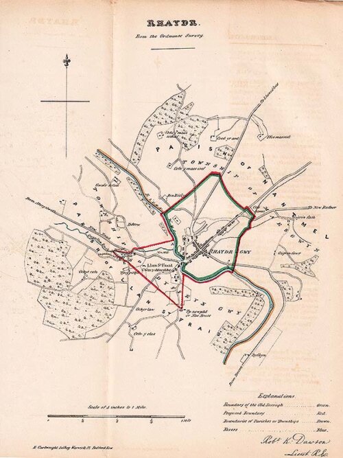 Rhaydr Town Plan - RK Dawson 