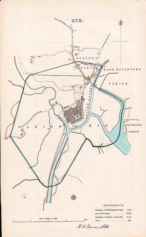 Rye Town Plan - RK Dawson   