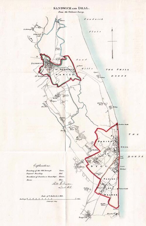 Sandwich and Deal Town Plan - RK Dawson 