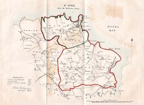 St Ives Town Plan - RK Dawson 
