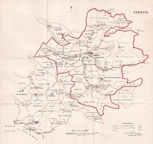Stroud Town Plan - RK Dawson 