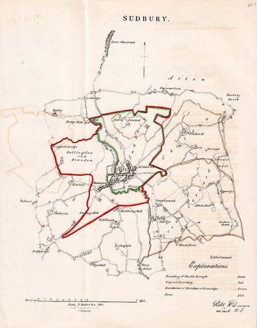 Sudbury Town Plan - RK Dawson 