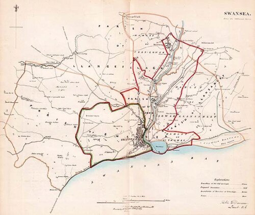 Swansea Town Plan - RK Dawson 