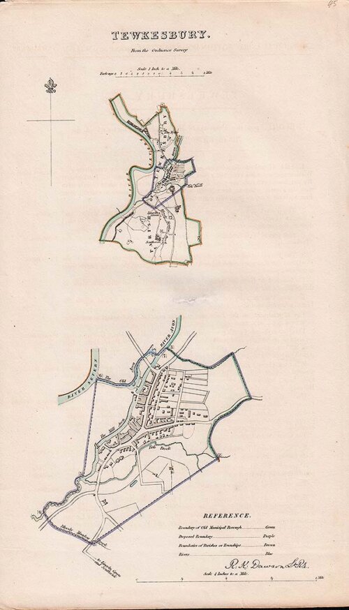 Tewkesbury Town Plan - RK Dawson 