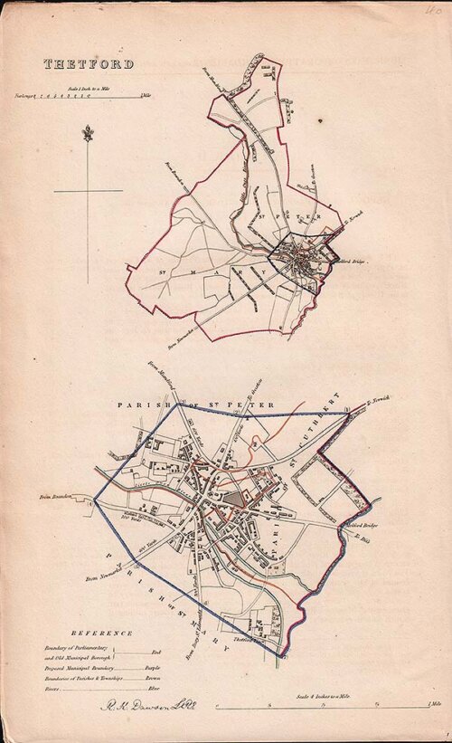 Thetford Town Plan - RK Dawson  
