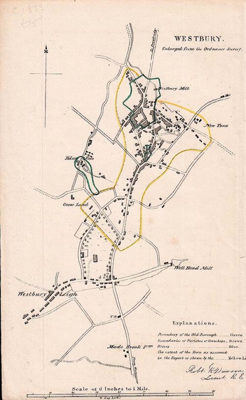 Westbury Town Plan - RK Dawson  