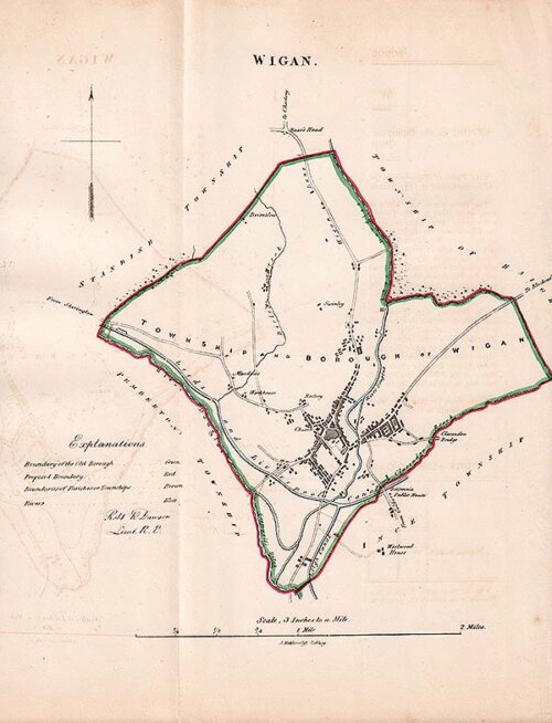 Wigan Town Plan - RK Dawson   