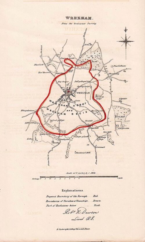 Wrexham Town Plan  -  RK Dason