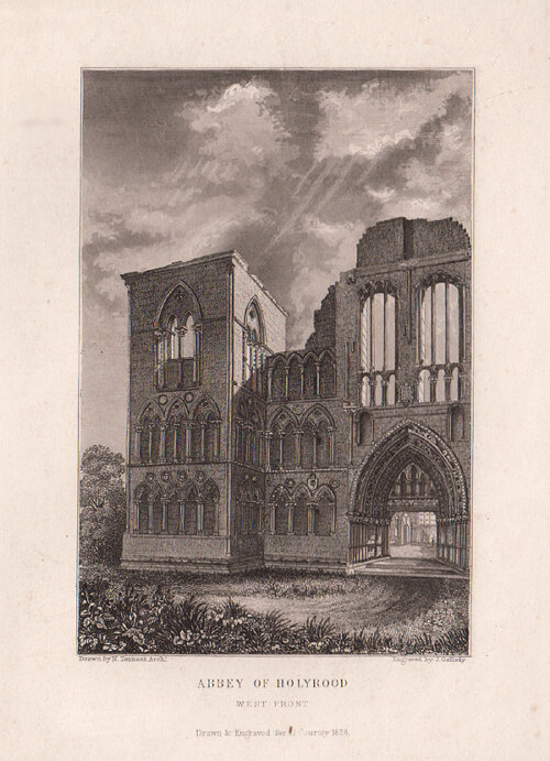 Abbey of Holyrood  -  West Front