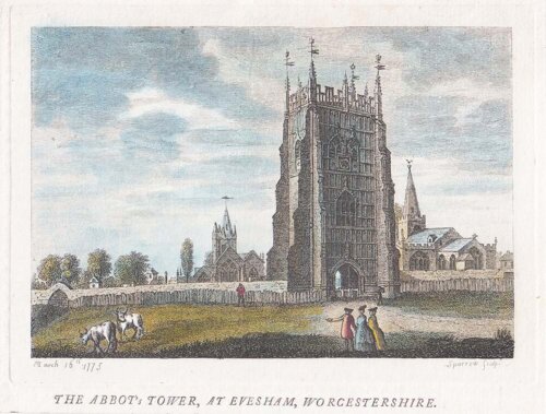 The Abbot's Tower at Evesham Worcestershire