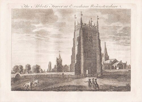 The Abbot's Tower at Evesham, Worcestershire