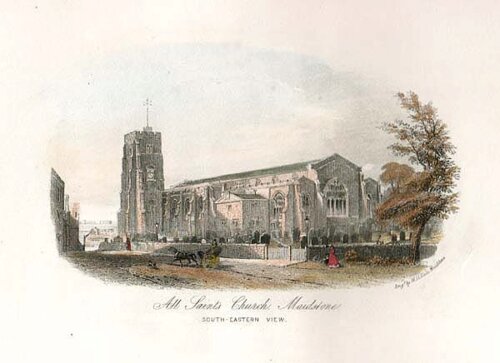 All Saints Church Maidstone  South Eastern view