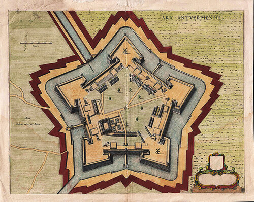 Arx Antverpiensis J Blaeu 
