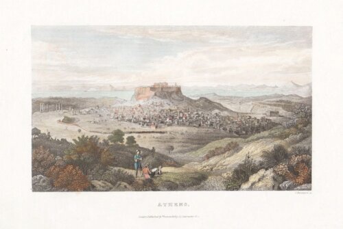 Athens.  (antique print)