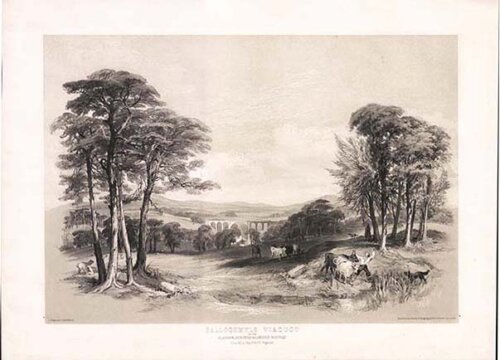 Ballochmyle Viaduct on the Glasgow Dumphries & Carlisle Railway John Miller Esq  FRSE Engineer
