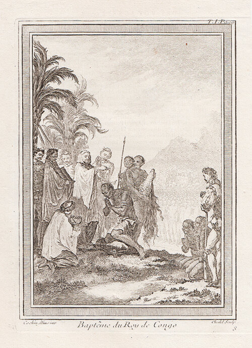 Bapteme du Roy de Congo