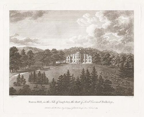 Baron - Hill in the Isle of Anglesey the Seat of Lord Viscount Bulkeley 