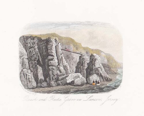 Beach and Rocks Grve au Lancon Jersey