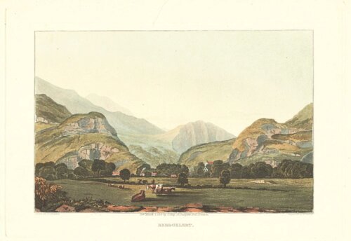 Beddgelert.  (antique print)