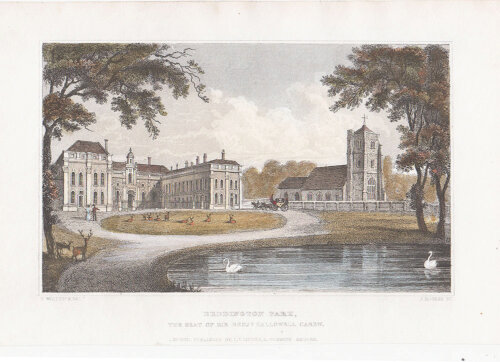 Beddington Park The Seat of Sir Benj Hallowell Carew