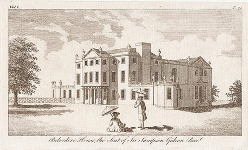 Belvedere House the Seat of Sir Sampson Gideon Bart