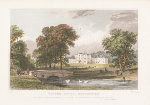 Bicton House The Seat of John Rolle Baron Rolle 