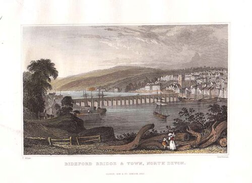 Bideford Bridge & Town North Devon