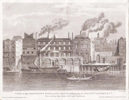 View of the Brewery and Dwelling House belonging to Messrs. Calvert and Co. ....