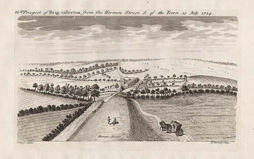 Prospect of Brig Casterton from the Hermen Street S of the Town