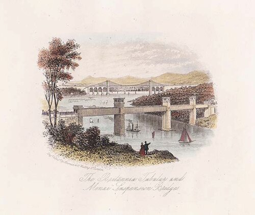 The Britannia Tubular Bridge and Menai Suspension Bridges 