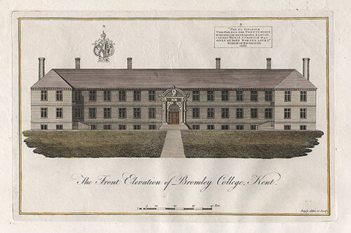 The Front Elevation of Bromley College Kent